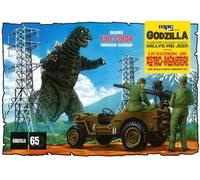 MPC 882 1:25th scale Godzilla Planetary Defense Vehicle Willys MB Jeep Invasion