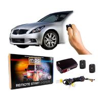 MPC Complete Factory Remote Activated Remote Start Kit Compatible with 2010-2013 Infiniti G37 - Push-to-Start - with T-Harness