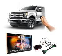 MPC Plug N Play Remote Starter Compatible with 2017-2019 Ford F-250 Super Duty |Diesel| |Key to Start| |NO HONK-Lock-Unlock-Lock| with T-Harness OEM Key Fob Activated