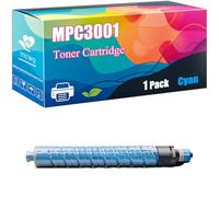 MPC3001 Toner Cartridge Compatible with Ricoh Aficio MPC3001 Aficio MPC3501 Printers, High-Yield Ideal for High-Volume Printing (Cyan)