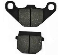 MPDACJGY Motorcycle Brake Pads Front and Rear Compatible with Speedfight 50 1/2 Air Cooled L C Rear Drum Models Fits Heng Tong Calipers 97 to 08(1 Pair Front)