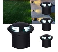 MPENGOZ Outdoor Landscape Spotlights 4PCS Outdoor Buried Lights - Recessed Spotlight, LED Landscape Lighting Pathway 12V Low Voltage Wheel Well Lights IP67 Waterproof 3W Driveway