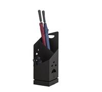 MPENGOZ Umbrella Bucket Umbrella Stand Wrought Iron Umbrella Stand Metal Double-layer Umbrella Bucket With Hollow Umbrella Pattern For Family Business Hotel Umbrella Rack Umbrell