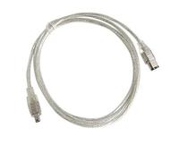 MPF Products TM VMC-IL4615 4-pin to 6-pin Firewire Cable, 1.2 Meters, Compatible with Sony Handycam Camcorders, Computers, Editing Deck, Other i.Link Devices