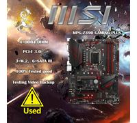 MPG Z390 GAMING PLUS MSI LGA 1151 With Intel Z390 SATA 6Gb/s ATX Motherboard