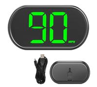 Mph Speedometer for Car,Digital Gps Speedometer Vehicle Smart Display with 3.2-Inch LED Screen, Portable Car Speedometer for Vehicles, RVs, SUVs