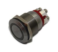 MPI002/TERM/RD Switch: Vandal Proof Pos: 2 SPST-NO 0.05A/24VDC IP66 Red BULG