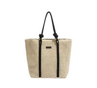 MPINGRTH Straw Bag Straw Beach Bag For Women, Large Straw Tote Bag With Zipper, Retro Summer Woven Bag Beach Travel Handbag, Handmade Boho Casual Straw Shoulder Bags-Off-White