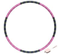 MpioLife Hula hoop for adults, 8 removable parts for adjusting the width of the hula hoop, 1.2 kg, suitable for fitness/sports