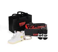 MPK Mini Basketball Sneaker Keychain 3D Stereo Model Shoes Shoe Model Pendant decorate Send a Gift interesting gadgets, White, S