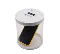 MPLERVEN Multi-Purpose Timed Lock Box - White, Plastic, for Parents, Self-improvement Seekers, Kitchen Storage and Piggy Bank, Lock Boxes