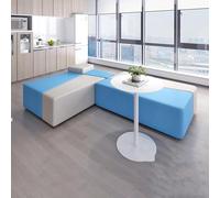 MPLFHSYOS Creative Corner Sofa,Minimalist Small Sofas,Flexible Modular Collaborative Soft Seating,for Reception Room, Library, Lounge, Shopping Mall(C)