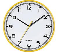 MPM Quality Analogue wall clock plastic frame, quartz stepper motor, diameter 305 mm, the ideal accessory for any room in the house for living room, bedroom, kitchen or company, office
