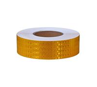 MPMPM Reflective Tape, Waterproof Safety Tape 50M x 5cm Warning Tape, Self Adhesive High Intensity Reflective Sticker for Car Truck, Marking Barrier Tape(F)