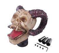 MPODYTSF Car Accessories Car Racing Skull Demon Shift Gear Knob Shifter Lever Universal Interior Accessories Manual Stick Decoration(Tauren)