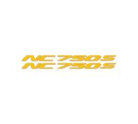 MPODYTSF Motorcycle Decal Sticker For H-ONDA NC750S Nc 750s Nc750 S Motorcycle Fuel Tank Sticker(Yellow)