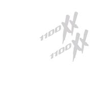 MPODYTSF Motorcycle Decal Sticker Motorcycle Decal Sticker Accessories For H-ONDA CBR 1100 XX CBR1100 XX Super Blackbird 1997-2001 2002 2003 2004 2005 2006 2007(Gris)