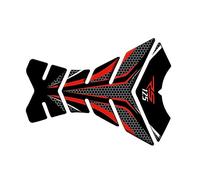 MPODYTSF Motorcycle Decal Sticker Motorcycle Tank Pad Accessories Protector Sticker For Aprilia RS 125 RS125(Black- Silver)