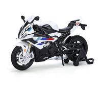 MPODYTSF Scale Model 1:12 For BMW S1000RR Motorcycle Die Cast Vehicles Collectible Hobbies Model(White)