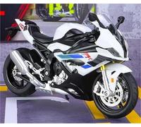 MPODYTSF Scale Model 1:12 For BMW S1000RR Motorcycle Model Gift Giving Die-cast Static(White)