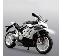 MPODYTSF Scale Model Die-cast Motorcycle Alloy Miniature Model Sound Light Collection Festival Gifts 1/10 For Ducadi V4S