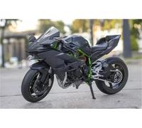MPODYTSF Scale Model For Kawasaki For Ninja H2R Simulation Alloy 1/9 Motorcycle Model Sound And Light Car