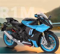 MPODYTSF Scale Model Motorcycle Diecast Metal Miniature Model 1:9 Collection Gift For Y-AMAHA R1M R1 M