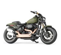 MPODYTSF Scale Model Motorcycle Model Simulation Gift 1:18 For Harley For Davidson Fat Bob 114 2022 Alloy Metal Race(Green)