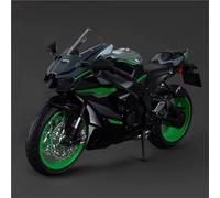 MPODYTSF Scale Model Simulation Alloy 1:9 For Kawasaki ZX-10R Racing Motorcycle Model Diecast Motorbike Collection Miniature Voiture Home Decor(Grey)