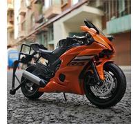 MPODYTSF Scale Model Street Motorbike Model Simulation Collection Gift 1:12 For Y-AMAHA YZF-R6 Alloy Racing Motorcycle Diecast Metal(Orange)