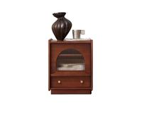 MPOPO Bed Side Table Vintage Solid Wood Bedside Storage Table, Sofa Side Table Furniture, for Living Room, Balcony etc Side Tables Living Room