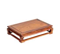 MPOPO Bonsai Pedestal Bonsai Base Rosewood Rectangular Handicraft Suitable for Strange Stone Jade Flower Pot Fish Tank Ornament Vase Display Stands Pedestal Base(L)