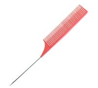MPOPO Combs for Men Hair Comb Sharp Tail Comb Hairdressing Comb Stainless Steel Tail Comb Dense Teeth Smooth Hair Styling Comb Sturdy ABS Comb Dandruff Comb(C)