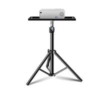 MPOPO Speaker Stands Projector Bracket Floor Household Retractable Lifting Tripod Hole Free Hanger Desktop Bedside Sofa Rear Tray Universal Stand Camera Stand(1.2m)