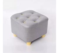 MPOPO Work Chair Small Stool Bench Household Shoe Changing Door Wearing Coffee Table Low Cloth Sofa Foot Pedal Office Chairs(B)