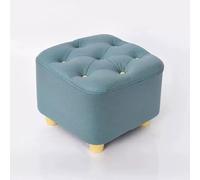 MPOPO Work Chair Small Stool Bench Household Shoe Changing Door Wearing Coffee Table Low Cloth Sofa Foot Pedal Office Chairs(A)