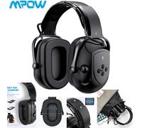 Mpow Bluetooth Folding Ear Defenders AM/FM NRR 29dB Protection Foldable Compact