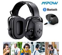Mpow Bluetooth Headphones Wireless Ear Muffs Noise Reduction for Hunting Shootin