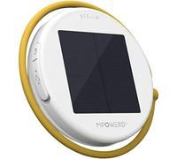MPOWERD Luci Core: Solar Utility Task Light | Adjustable Silicon Arm, 40 Lumens, Lasts 12 Hours, Work, Emergency, Outdoor Light, No Batteries Needed, USB for Quick-Charging, Waterproof, White, yellow