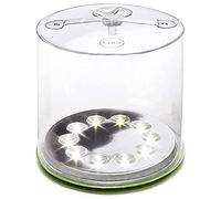 MPOWERD Luci Outdoor 2.0: Solar Inflatable Lantern, 75 Lumens, Clear Finish with White LEDs, Lasts Up to 24 hrs, Waterproof, Camping, Backpacking, Travel and Emergency Kits