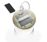 MPOWERD Luci Pro Lux: Solar Inflatable Light + Mobile Charger, Clear, 5 x 4.25