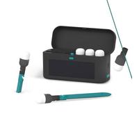 MPOWERD Luci Solar Site Lights: Stringless String Lights, Six Detachable Mini Camping Lights with Tent Stakes and Charging Case | Lights 1,000 sq ft | Rechargeable via Solar and USB | Lasts 20 Hours