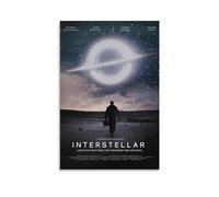 MPOWRX Interstellar Movie Poster 1 Wall Art Canvas Print Poster Home Bathroom Bedroom Office Living Room Decor Canvas Poster Unframed: 16"x24"