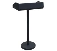 MPOWRX lectern Black Lecture Pulpit Floor Standing, Auditorium Host Presentation Podium Stand with Edge Stopper, Multi-Function Conference Speech Pulpit Table (Size : Style A)