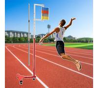 MPOWRX Stadium Vertical Jump Trainer with Reset Pole, Professional Fitness Jumping Ability Tester, Floor-Standing Jump Height Measuring Device (Color : Colorful, Size : 1.4m-3m)