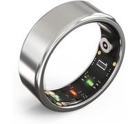 MPOWRX The New 2024 Fitness Smart Ring, Smart Ring Health Tracker for Women & Men, continuously Records Sleep Quality, Heart Rate, Blood Oxygen, and Pedometer, IPX8 (Silver,11#-20.7mm)
