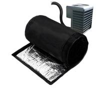 Mppchhn AC Copper Pipe Cover,Air Conditioner Hose Insulation Wrap | Dustproof Exhaust Tube Accessories Hose Duct Vent Cover for Dorm Hotel Workplace
