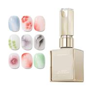 Mppchhn Blooming Gel for Nails | 15ml UV Bloom Nail Polish Stamping,Watercolor Fingernail Blossom Base Gel Long-Lasting for Outdoor Business Trip Home School