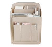 Mppchhn Bookbag Organizer | Travel Shoulder Bag Insert with Many Pockets - Felt Storage Lightweight Organizer for Women Men Electronics Accessories Cosmetics Umbrellas Travel