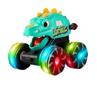 Mppchhn Dinosaur Trucks | Car Toy Figurine With Light | Press-Driven Dinosaur Truck Model With Lighting,for Kids Children Boys Girls Toddler Birthday Christmas Parties Children's Day